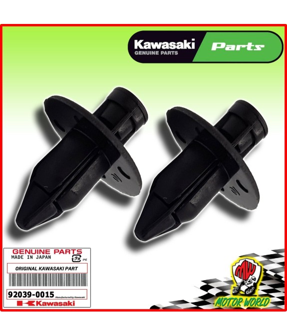 COPPIA FERMO BOTTONE RIVETTO SOTTOCODONE CODONE ORIGINALE KAWASAKI NINJA Z 750