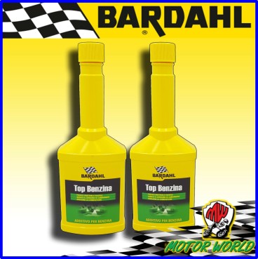 Bardahl Additivo Top Benzina Trattamento Pulisci Iniettori Valvole 2x250ml