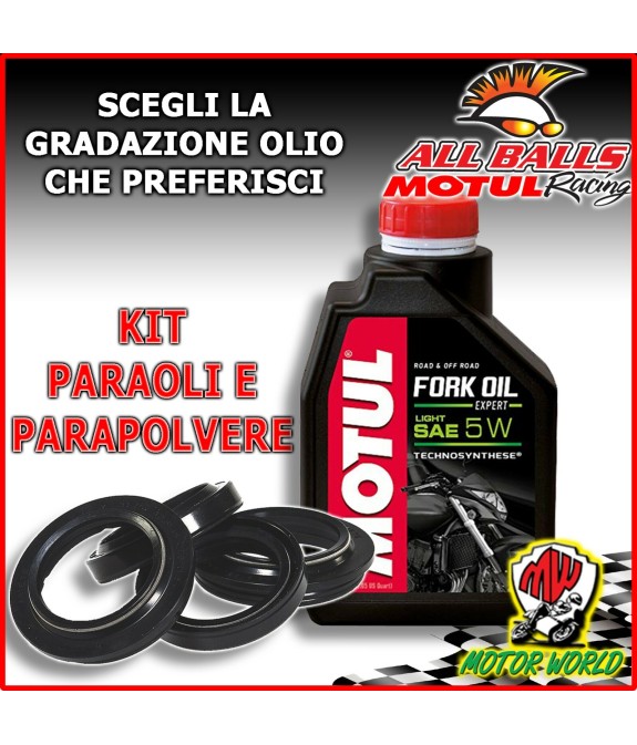 KIT REVISIONE FORCELLA PARAOLI PARAPOLVERE OLIO SUZUKI VS 700 Intruder 1987