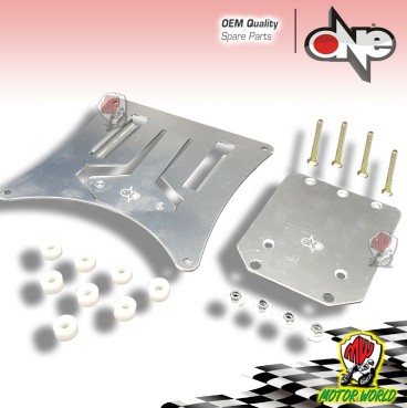 PORTATARGA PORTA TARGA ENDURO ONE ALLUMINIO ESTRAIBILE 77541310