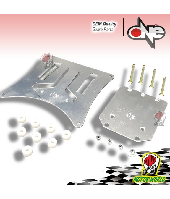 PORTATARGA PORTA TARGA ENDURO ONE ALLUMINIO ESTRAIBILE 77541310