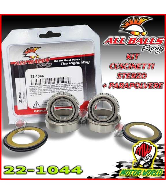 22-1044 KIT CUSCINETTI DI STERZO ALL BALLS Moto Guzzi V85 1984 1985