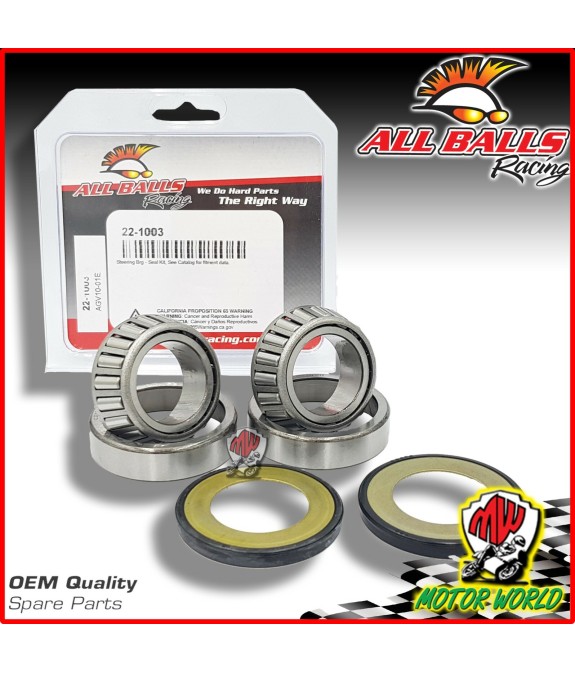 KIT CUSCINETTI CALOTTE DI STERZO ALL BALLS Yamaha YZF-R6S 2006 2007 2008 2009
