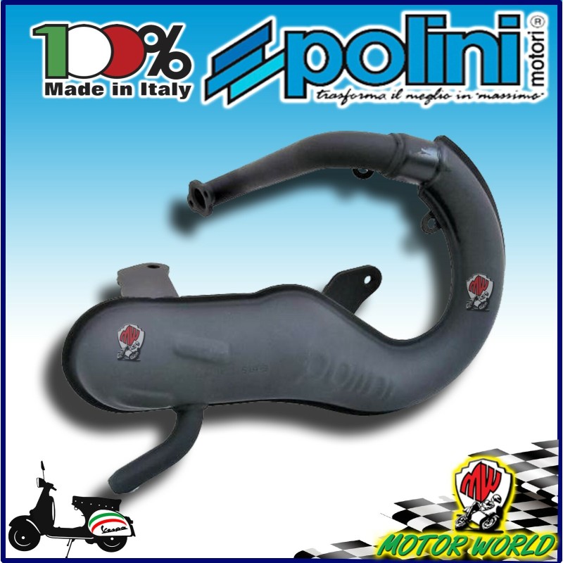 200.0127 MARMITTA POLINI PIAGGIO APE 50