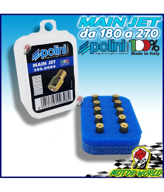380.0004 SET 10 GETTI MASSIMO MIKUNI DAL 180 AL 270
