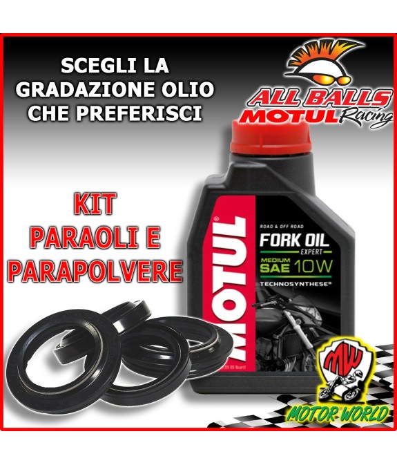 KIT REVISIONE FORCELLA PARAOLI PARAPOLVERE OLIO Yamaha YZF-R6 600 2015