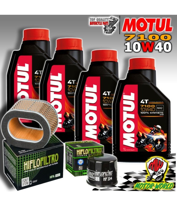 KIT TAGLIANDO OLIO MOTUL 7100 10W40 + FILTRI HIFLO TRIUMPH 955 i Daytona 2006