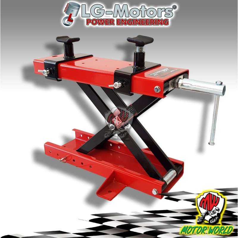 CAVALLETTO ALZAMOTO CRIC SOLLEVATORE MOTO PONTE FINO A 500 KG 1100 LBS
