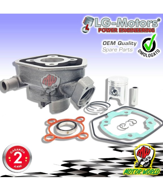 CILINDRO GRUPPO TERMICO GHISA 50cc LG-MOTORS per PEUGEOT LUDIX BLASTER 50 2T LC 