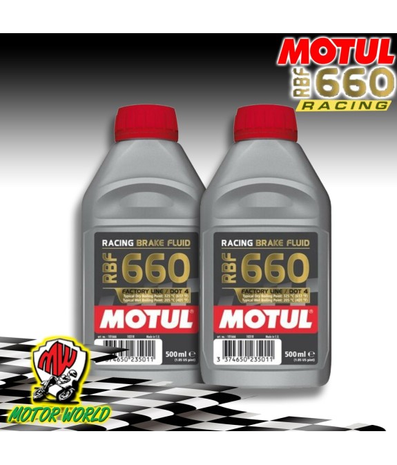 MOTUL RBF 660 2 x 500 ML RACING liquido dei freni per Motorsport