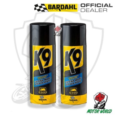 BOMBOLETTA GRASSO CATENA SPRAY BARDAHL MOTO BIANCO 2 X 400 ML BMW