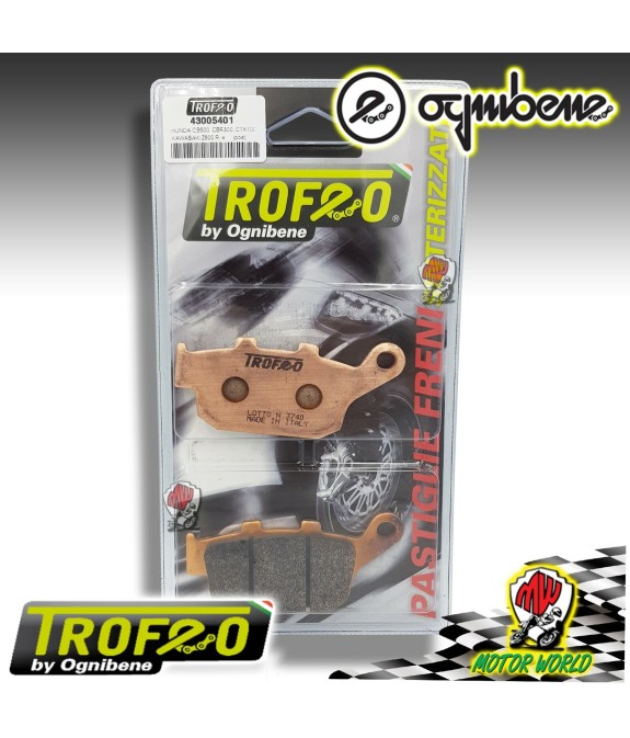 PASTIGLIE FRENO POSTERIORE TROFEO SINTER HONDA NC 750 S - X 2014 --