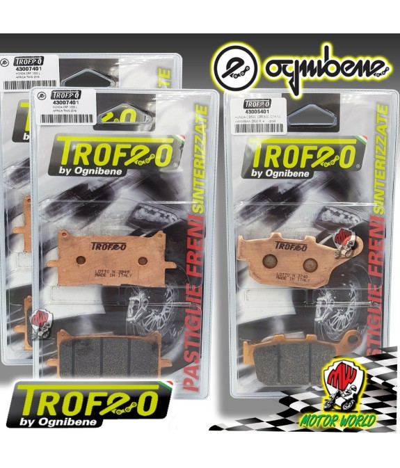 PASTIGLIE FRENO ANTERIORE POSTERIORE TROFEO SINTER HONDA X-ADV 750 ABS 2017 DCT
