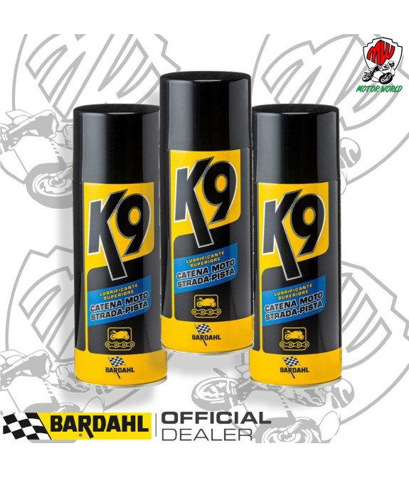 BOMBOLETTA GRASSO CATENA SPRAY BARDAHL MOTO BIANCO 3 X 400 ML BMW