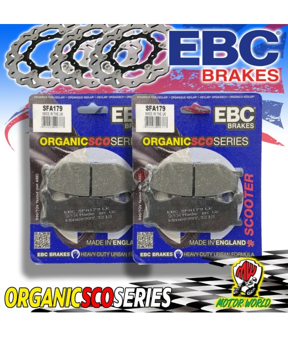 KIT PASTIGLIE FRENO EBC ANTERIORI YAMAHA XVZ TF ROYAL STAR VENTURE 1300 2000
