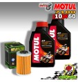 KIT TAGLIANDO MOTUL 7100 10W60 2 LITRI + FILTRO KTM 690 Supermoto R 2007