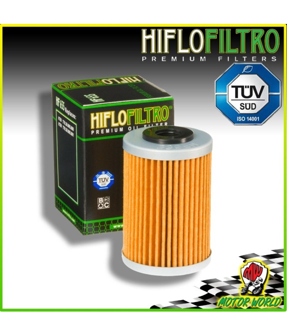 HF655 FILTRO OLIO ORIGINALE HIFLO KTM 690 Supermoto R 2007