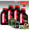 KIT TAGLIANDO OLIO MOTUL 7100 10W40 + FILTRI HIFLO TRIUMPH 955 Sprint ST 2004