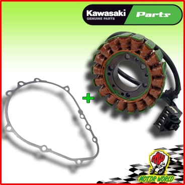 GUARNIZIONE COPERCHIO CARTER ORIGINALE + STATORE KAWASAKI Z 1000 2007 2008 2009