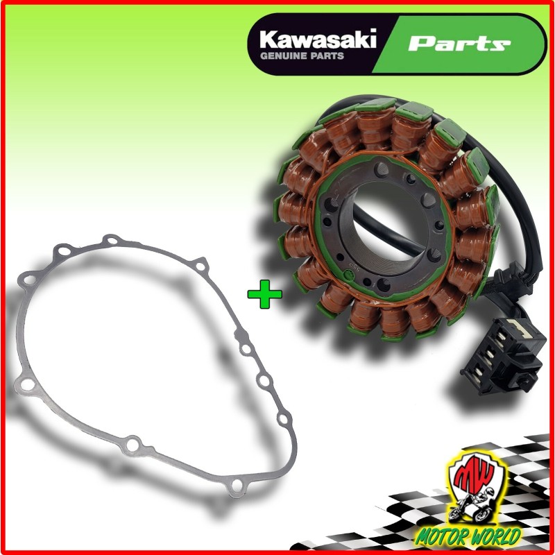 GUARNIZIONE COPERCHIO CARTER ORIGINALE + STATORE KAWASAKI Z 1000 2007 2008 2009