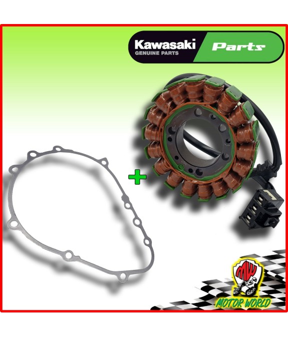 GUARNIZIONE COPERCHIO CARTER ORIGINALE + STATORE KAWASAKI Z 1000 2007 2008 2009