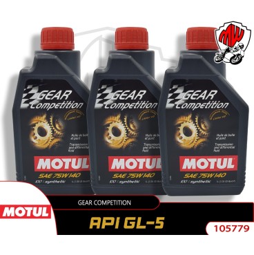 MOTUL GEAR COMPETITION SAE 75w-140 3 x 1 L