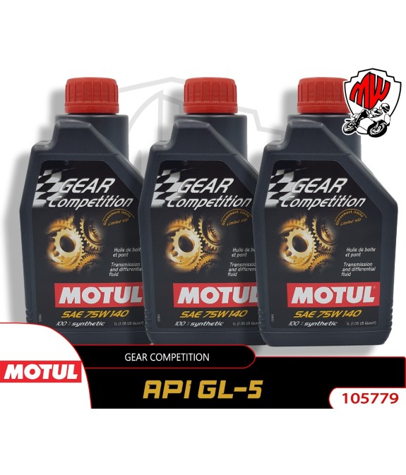 MOTUL GEAR COMPETITION SAE 75w-140 3 x 1 L