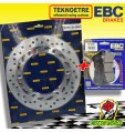 KIT DISCO + PASTIGLIE FRENO ANTERIORI HONDA SH 300 I ABS 2012 2013 2014