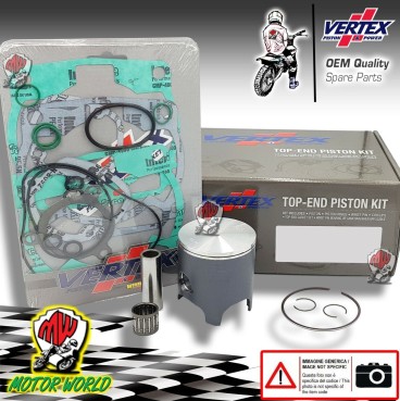 KIT PISTONE + GABBIA + GUARNIZIONI TESTA VERTEX per HONDA CR 85 2005 2006 2007