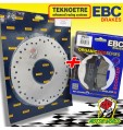 KIT DISCO + PASTIGLIE FRENO POSTERIORI YAMAHA XC VERSITY 300 2005 2006