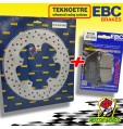 KIT DISCO + PASTIGLIE FRENO ANTERIORI YAMAHA X-MAX X MAX 250 2013 2014 2015 2016