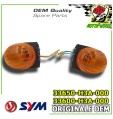 COPPIA FRECCE INDICATORI DI DIREZIONE DESTRO SINISTRO SYM SHARK 150 2000 2001