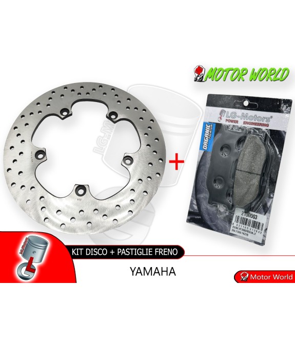 KIT DISCO + PASTIGLIE FRENO ANTERIORI YAMAHA XP T-Max 500 2004 2005 2006 2007