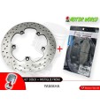 KIT DISCO + PASTIGLIE FRENO ANTERIORI YAMAHA XP T-Max 500 2004 2005 2006 2007