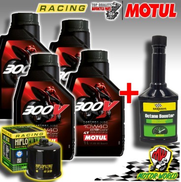 KIT TAGLIANDO RACING MOTUL 300V + FILTRO RC Suzuki AN 650 Burgman Executive 2018