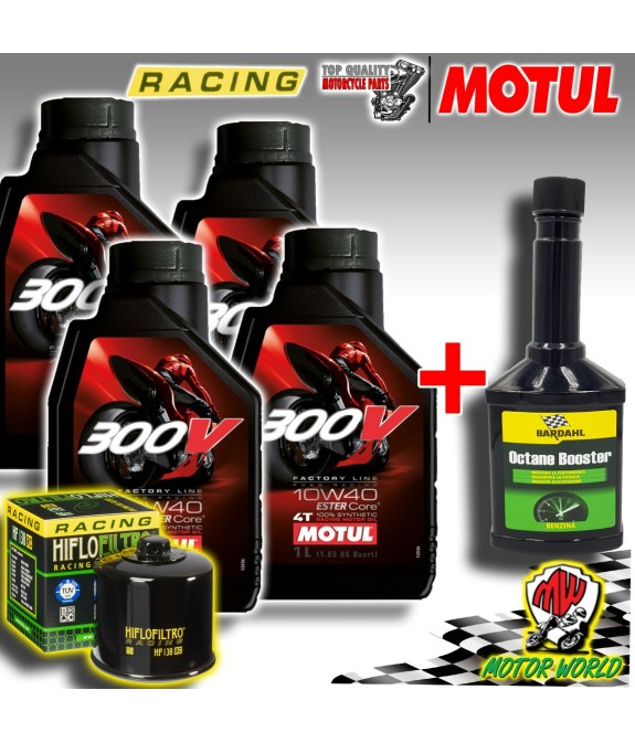 KIT TAGLIANDO RACING MOTUL 300V + FILTRO RC Suzuki AN 650 Burgman Executive 2018