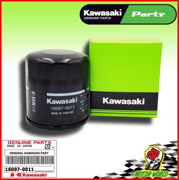 16097-0011 FILTRO OLIO ORIGINALE PER KAWASAKI NINJA ZX-10RR 1000 2017 2018