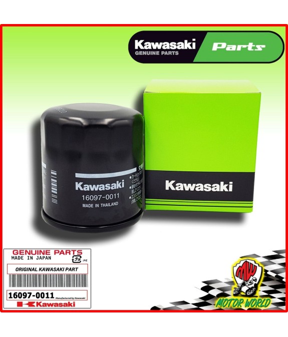 16097-0011 FILTRO OLIO ORIGINALE PER KAWASAKI NINJA ZX-10RR 1000 2017 2018
