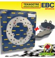 KIT DISCO + PASTIGLIE FRENO ANTERIORE PIAGGIO VESPA 50 SPRINT 4T 4V NO ABS 2017