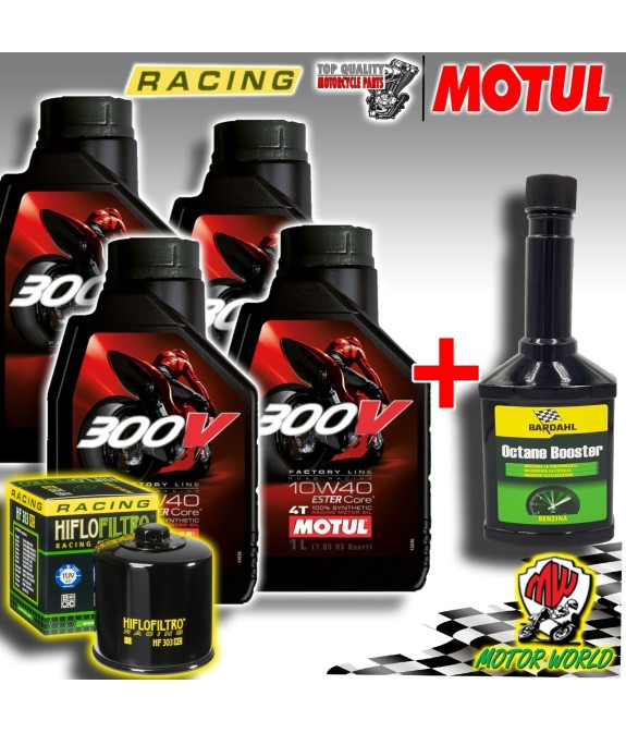 KIT TAGLIANDO RACING MOTUL 300V + FILTRO RC YAMAHA XV A ROAD STAR 1600 2003