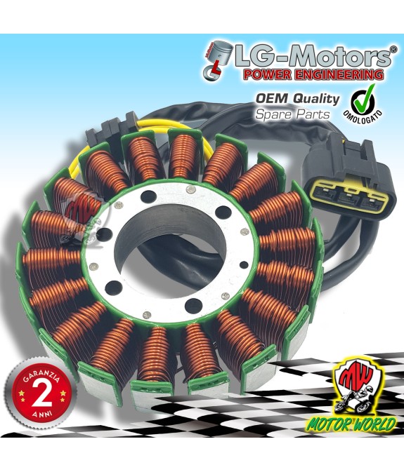 STATORE VOLANO YAMAHA YZF R1 1000 2002 2003 NUOVO MAGNETE CORRENTE ALTERNATORE