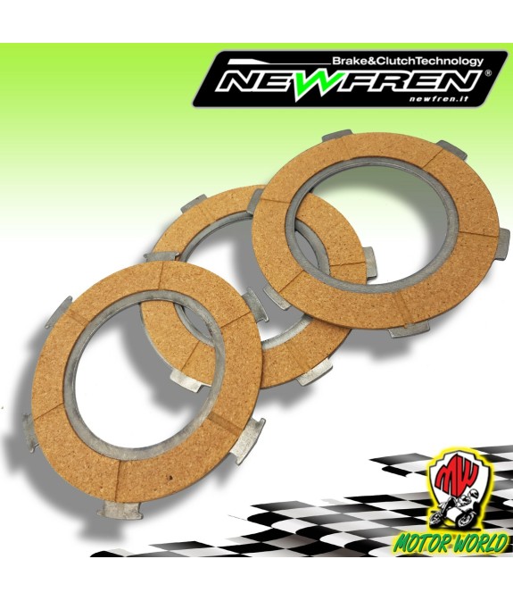 SERIE DISCHI FRIZIONE GUARNITI VESPA 125 SUPER 1965 1966 1967 1968 1969