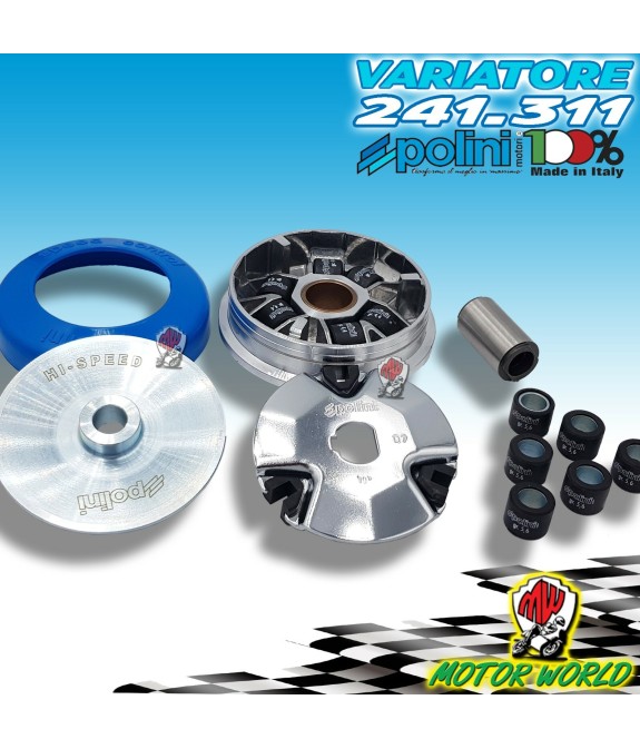 VARIATORE POLINI BLU PIAGGIO SI CIAO BRAVO SPER GRILLO BOSS BOXER