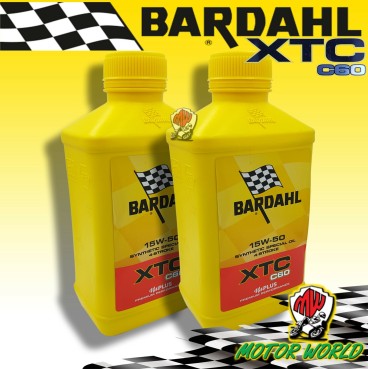 324140 - 2 LITRI BARDAHL OLIO Motore Moto XTC C60 15W50 PROMO 2 LITRI
