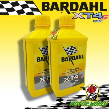 OLIO MOTORE BARDAHL 10W50 XT4-S C60 10W50 OLIO MOTO 4 TEMPI 2 LITRI