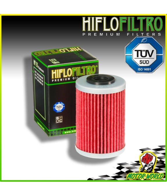 FILTRO OLIO HIFLO HF155 Polaris ATV  450 Outlaw MXR / S 2008 2009