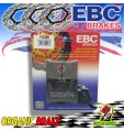 PASTIGLIE FRENO ORGANICHE EBC POSTERIORI PER YAMAHA BIKAN 125 1991 IN POI