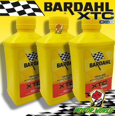 3 Litri Bardhal Xtc C60 15w50 Olio Moto Antiattrito PolarPlus Fullerene Mplus