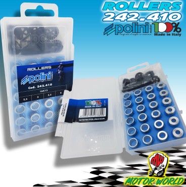 242.410 KIT RULLI PIAGGIO 16X13 G. 2,5 - 3 - 3,5 - 4