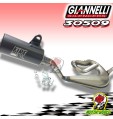 MARMITTA GIANNELLI FIRE VINTAGE SERPENTONE PIAGGIO 50 SI MIX SILENZIATORE NERO